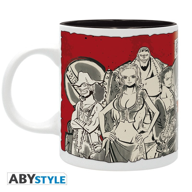 One Piece mug Luffy's crew Japanese style