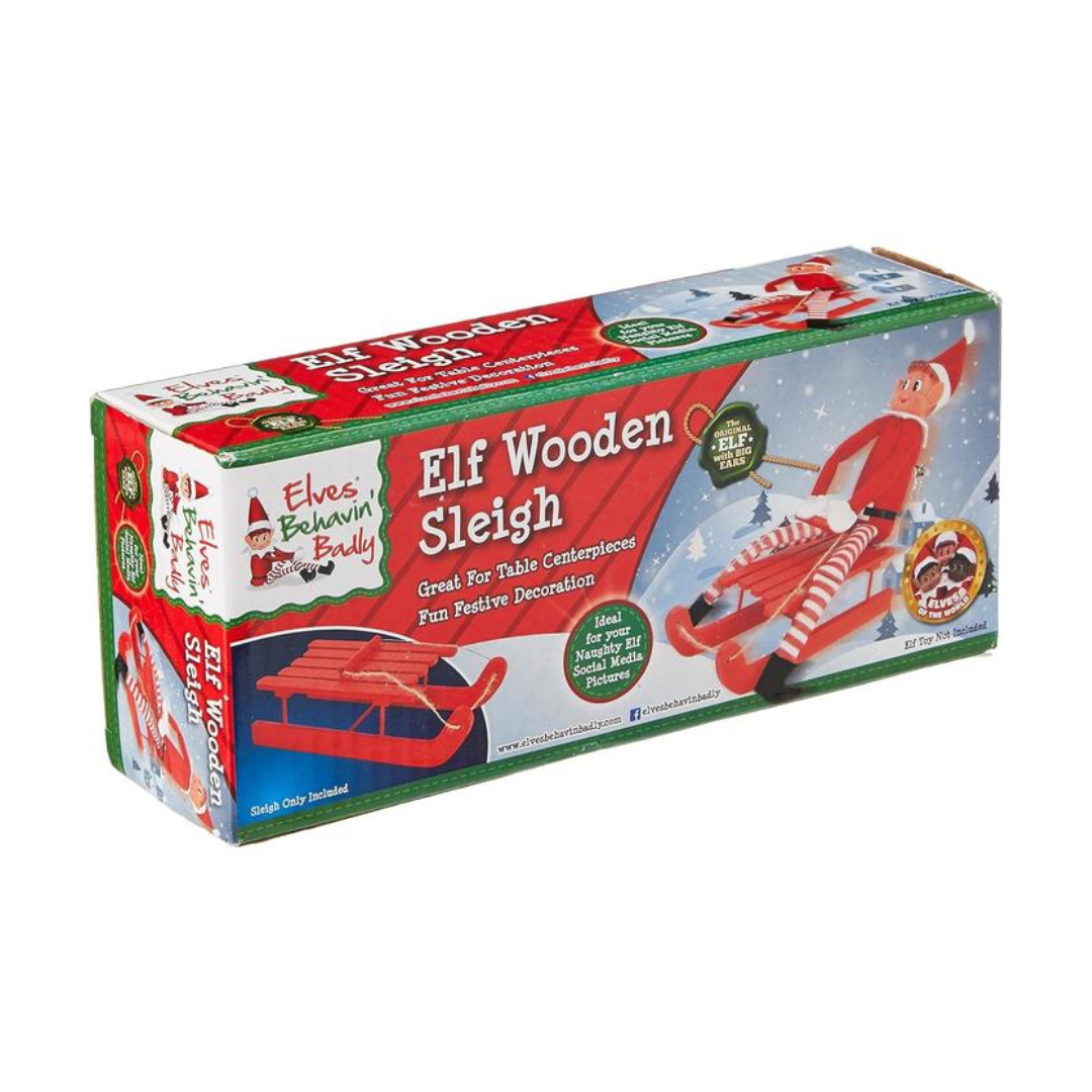 Elf On The Shelf Wooden Sleigh