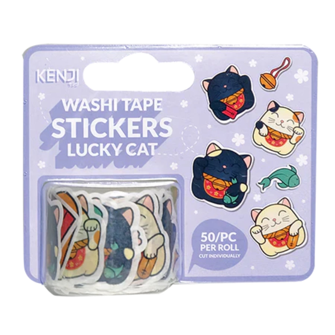 Washi Tape Stickers | Lucky Cat