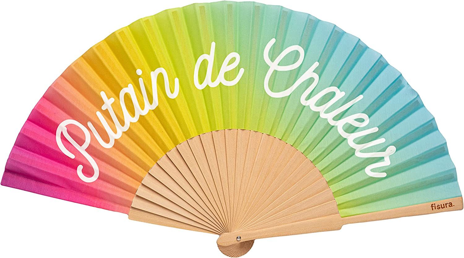 Hand Fan - Rainbow