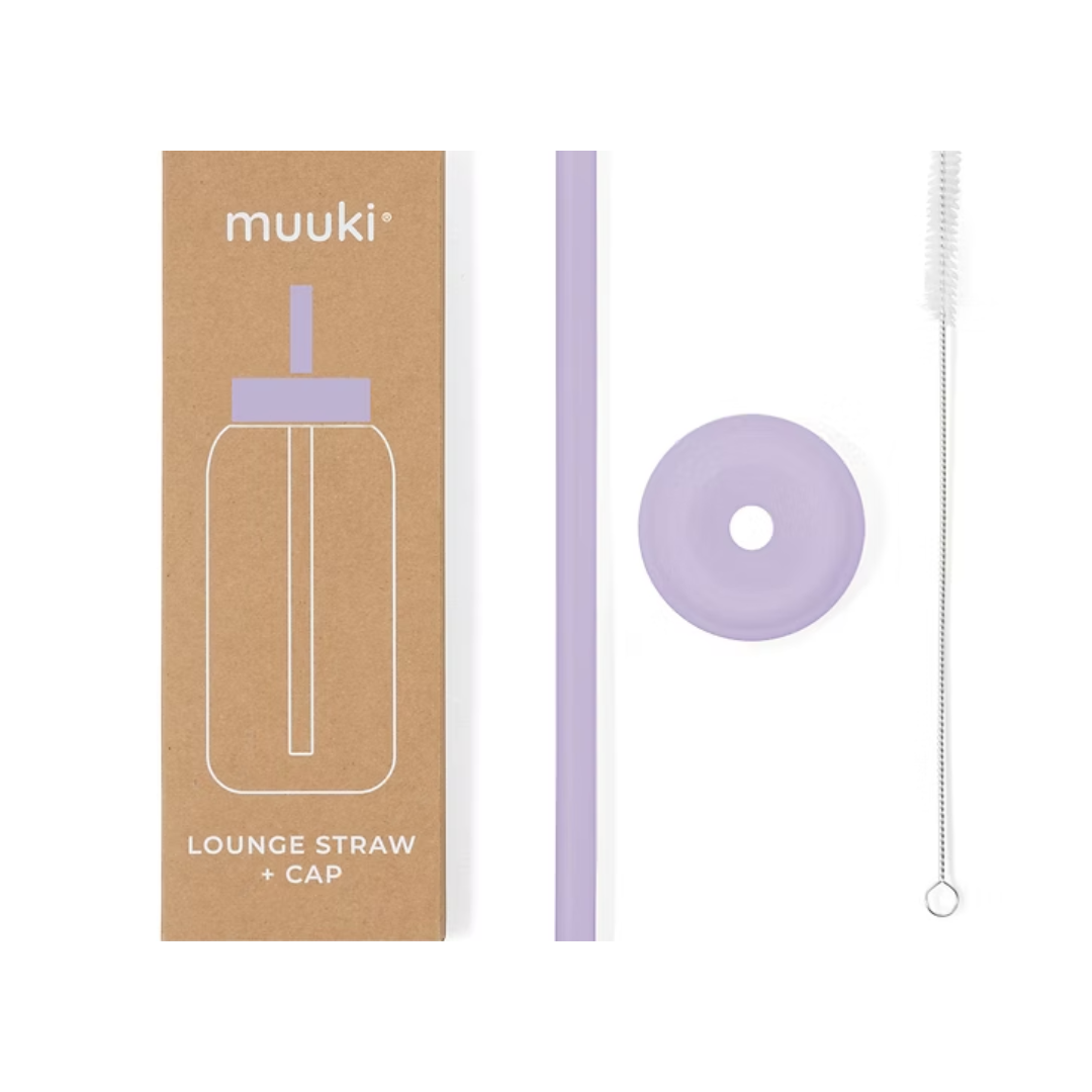 Muuki Straw & Cap | Pastel Lilac