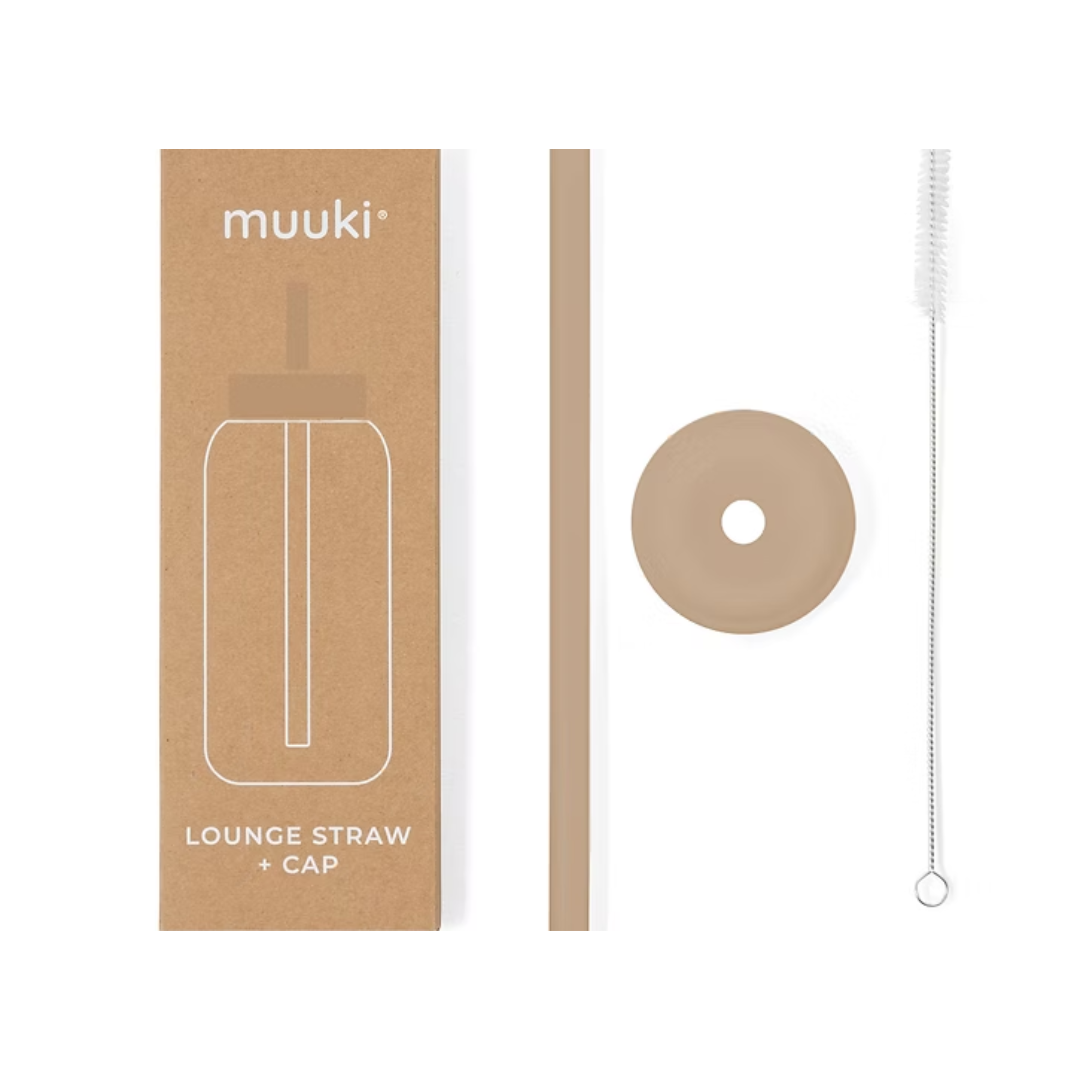 Muuki Straw & Cap | Milk Coffee