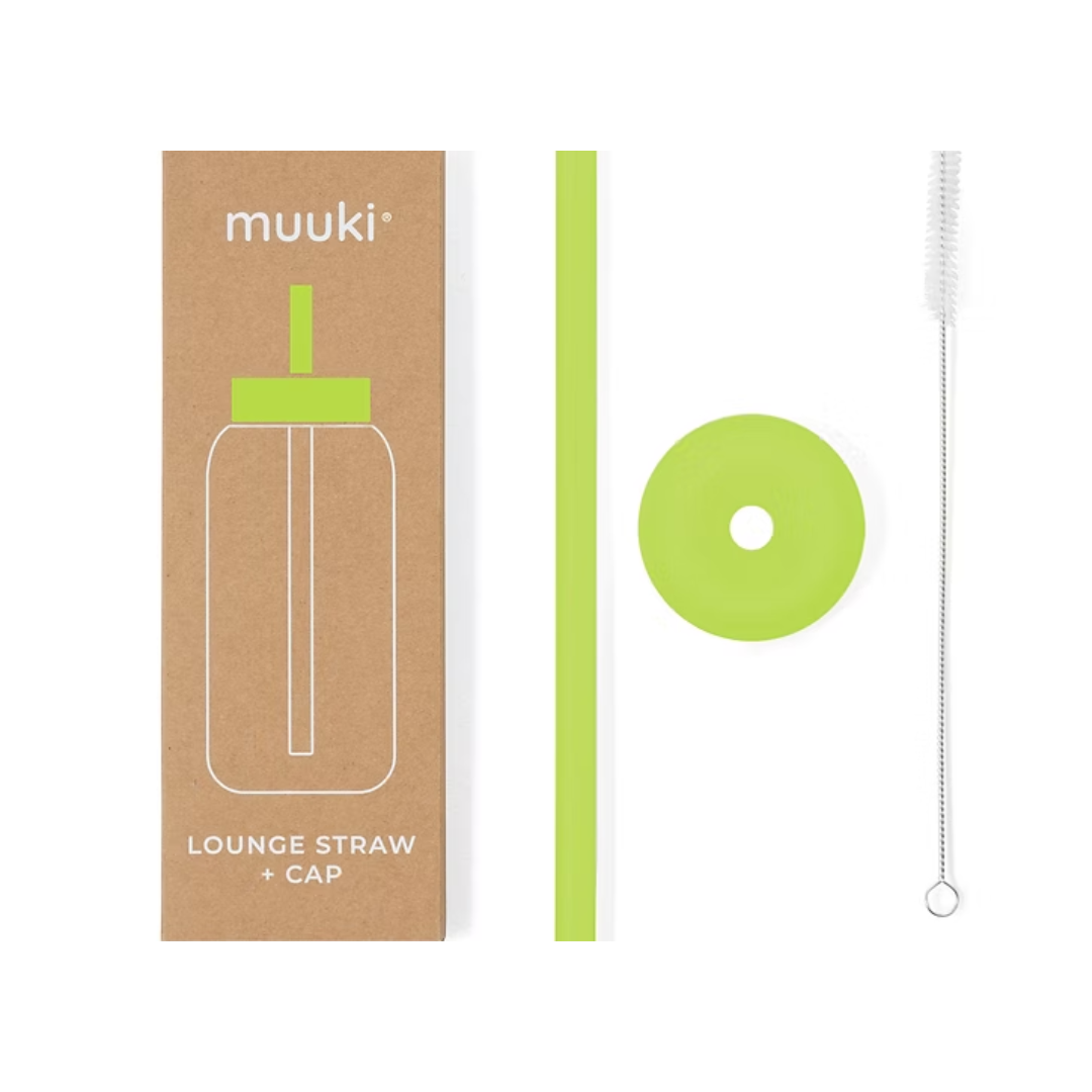 Muuki Straw & Cap | Electric Lime