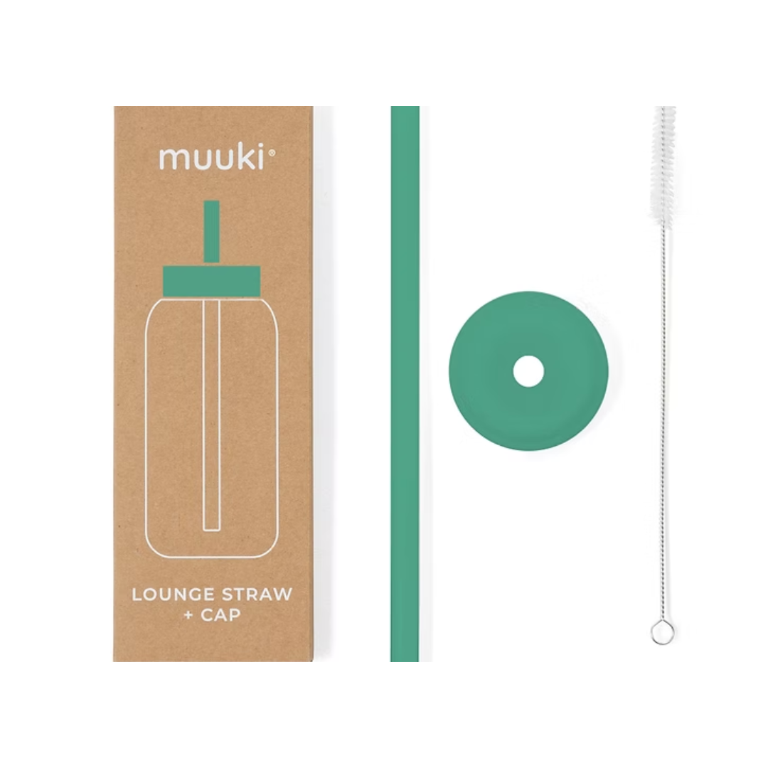 Muuki Straw & Cap | Frosted Green