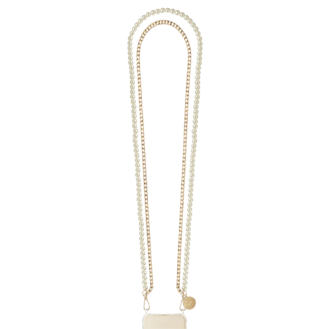 La Coque Francaise Taylor Chain | White & Gold