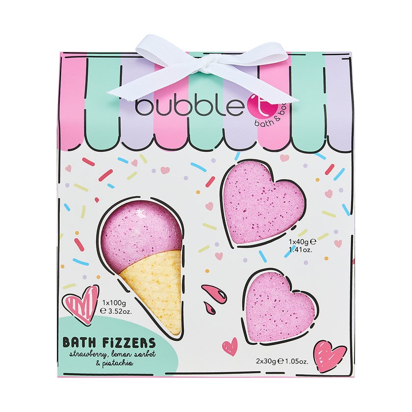 Bath Bomb - Ice Cream & Heart