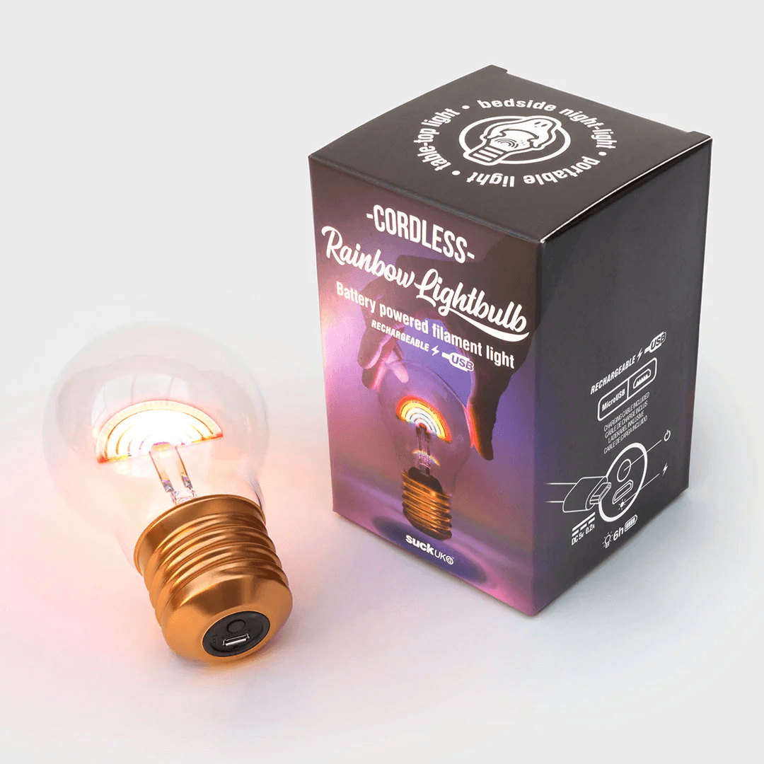 Rainbow Cordless Lightbulb