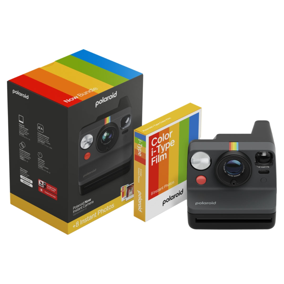 Polaroid Now Gen 3 Bundle | Black