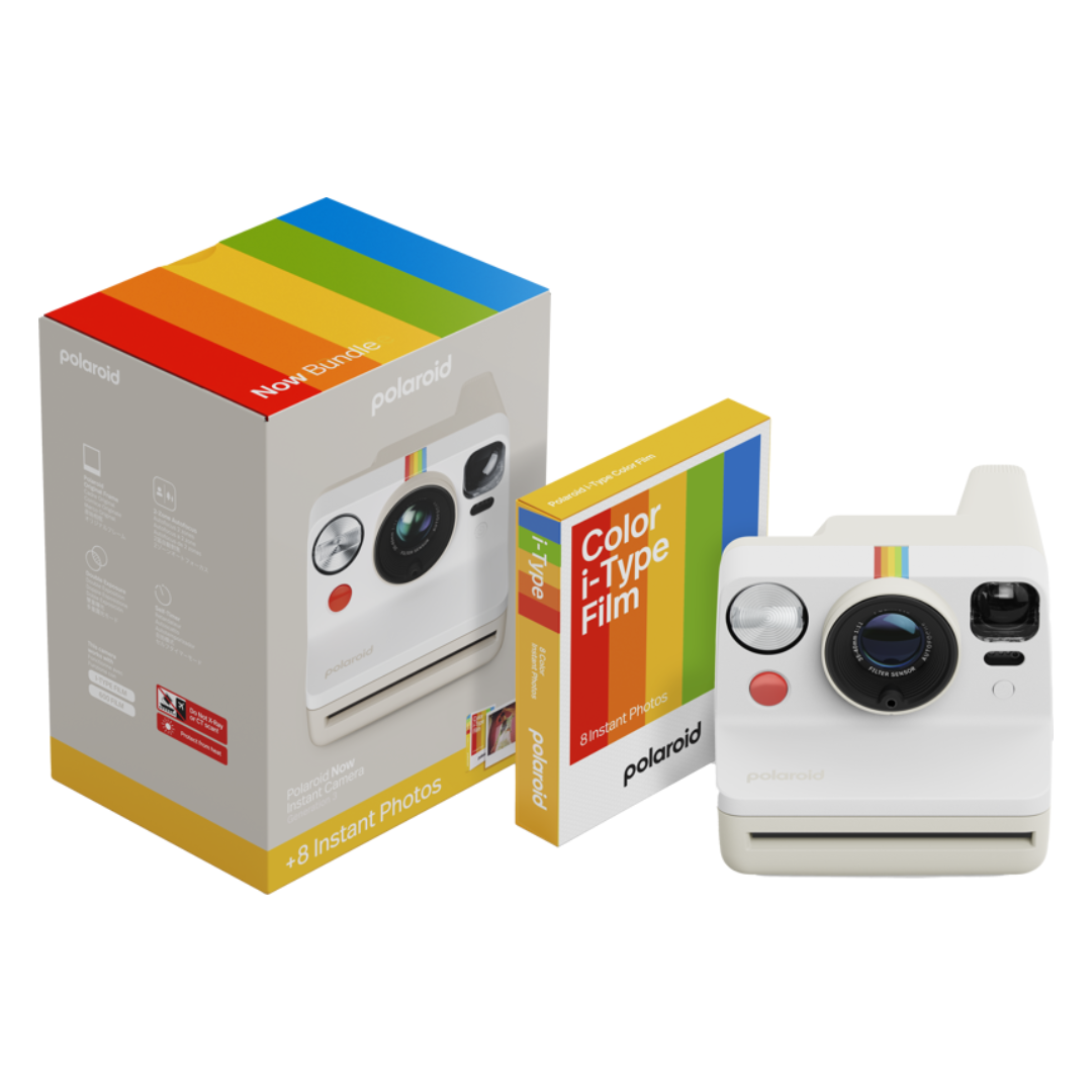 Polaroid Now Gen 3 Bundle | White