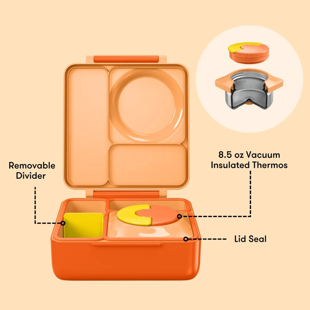 OmieBox Lunch Box | Poppy Orange