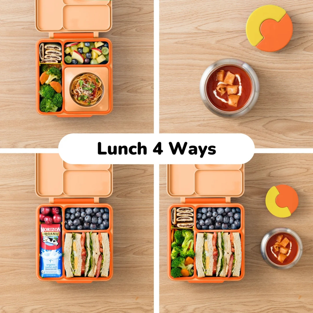 OmieBox Lunch Box | Poppy Orange