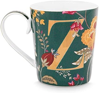 Alphabet Mug - Floral Green Z