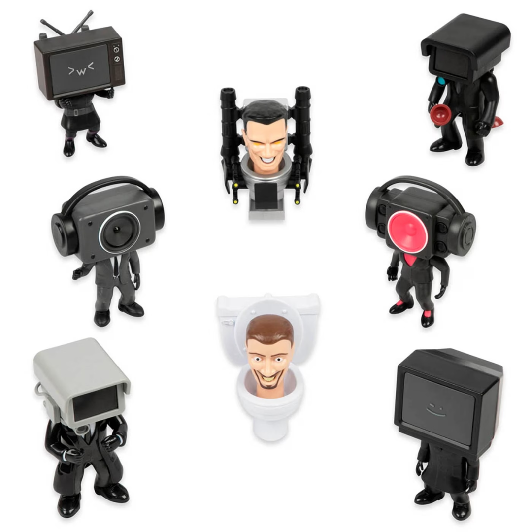 Skibidi Toilet Mystery Figures