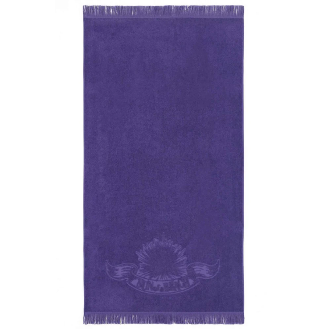 Sun of a Beach Monochrome Beach Towel | Violet