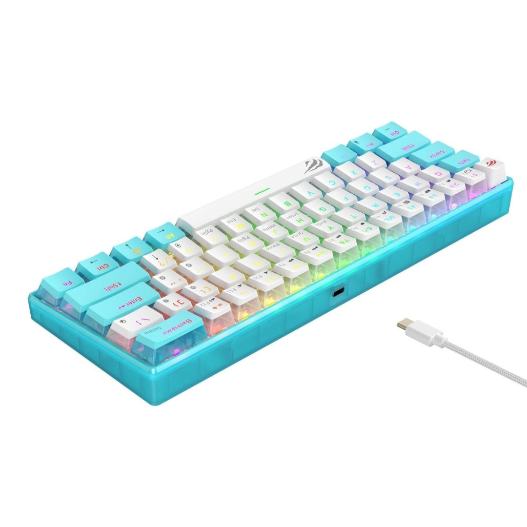 HAVIT Mechanical Keyboard RGB | White & Blue