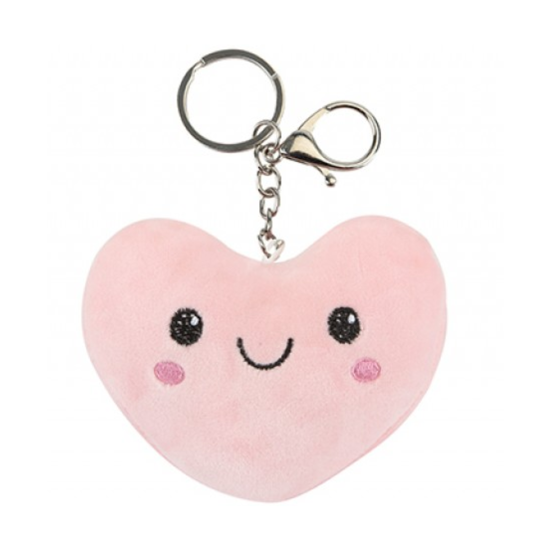 Pink Heart Keychain