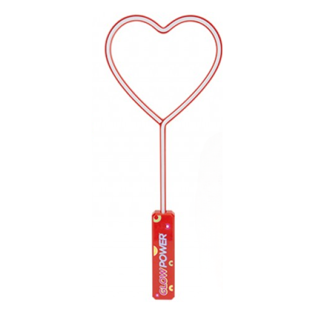 Neon Heart Wand