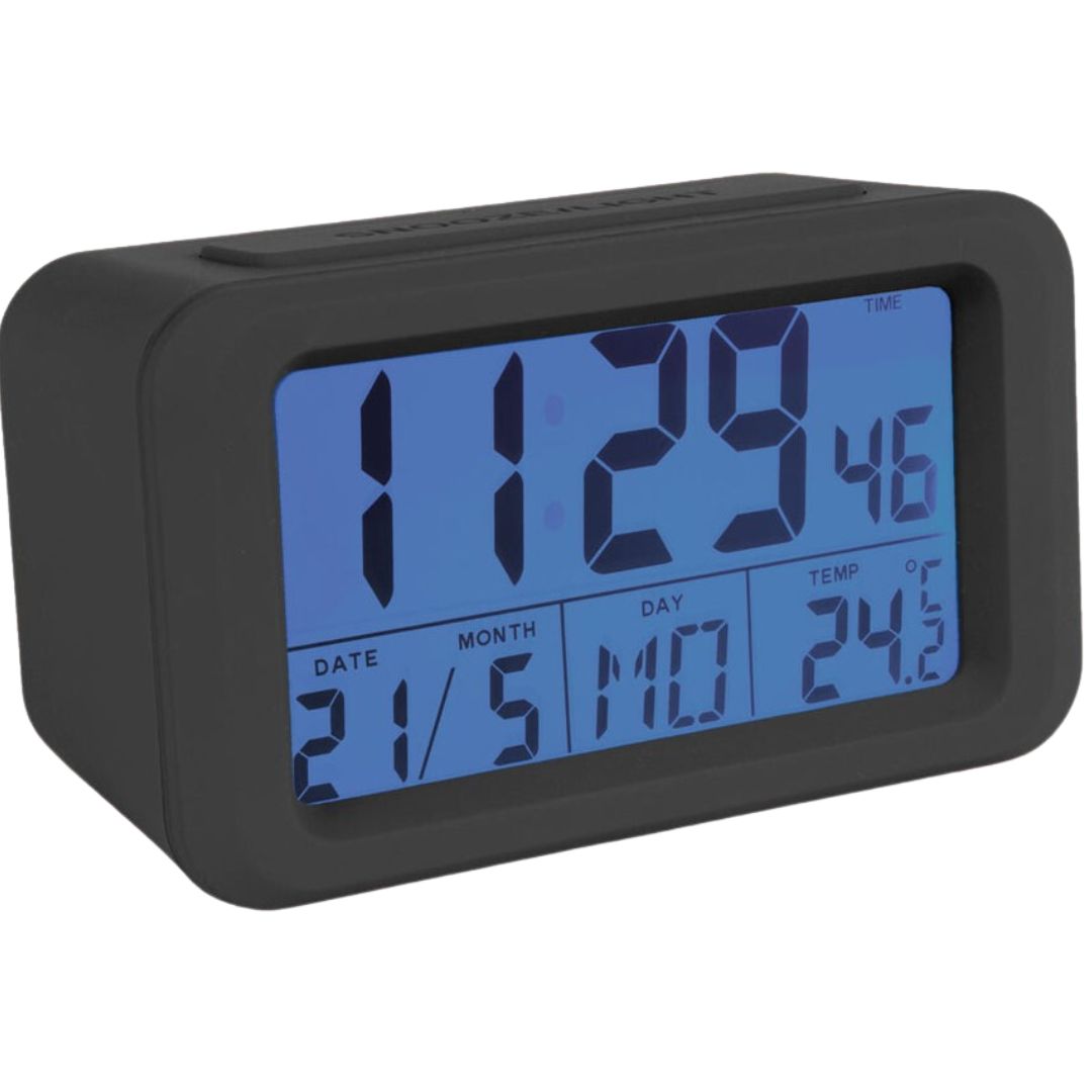 Alarm Clock | Gummy Indigo Black