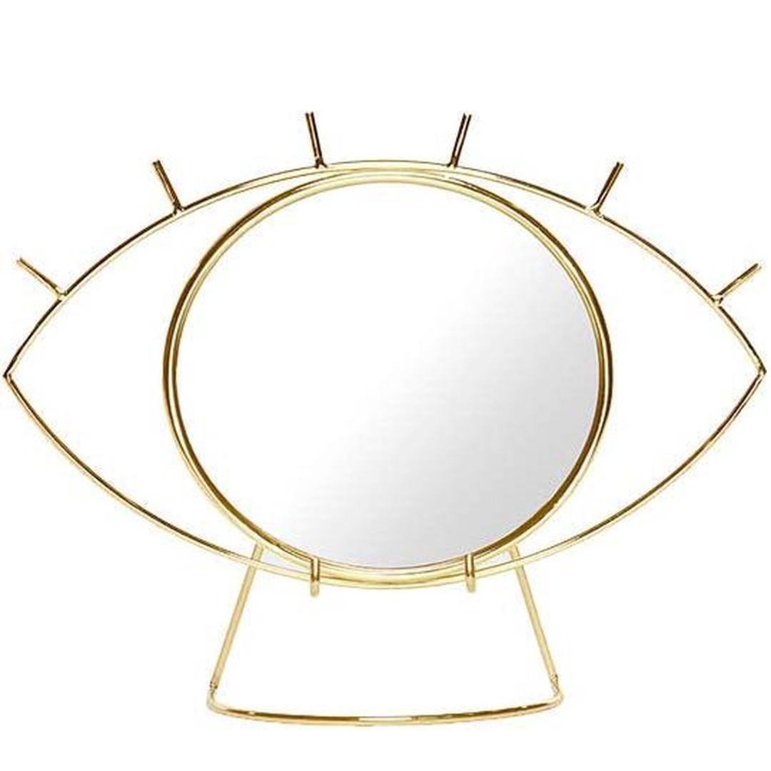 Mirror Cyclops Table | Gold
