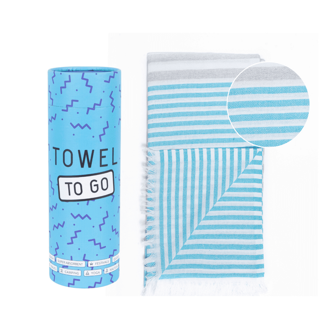Towel to Go Beach Towel | Turquoise