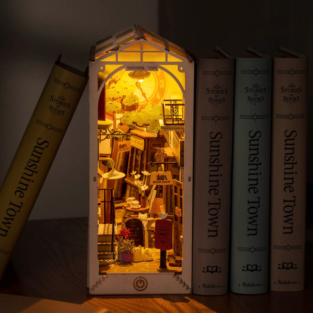 Wooden 3D Puzzle | Sunshine Town Book Nook