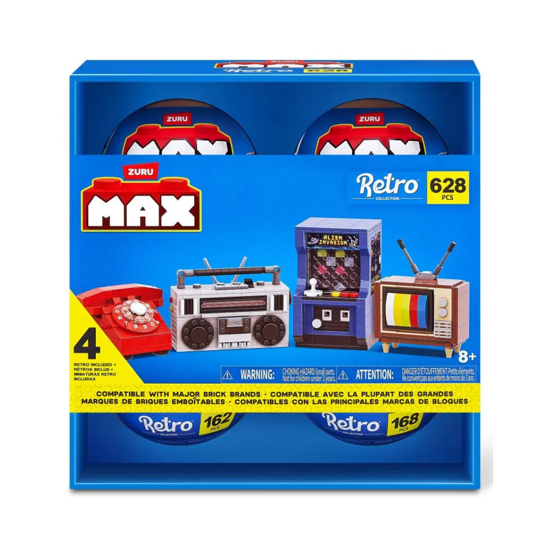 Zuru Max Retro Set Of 4