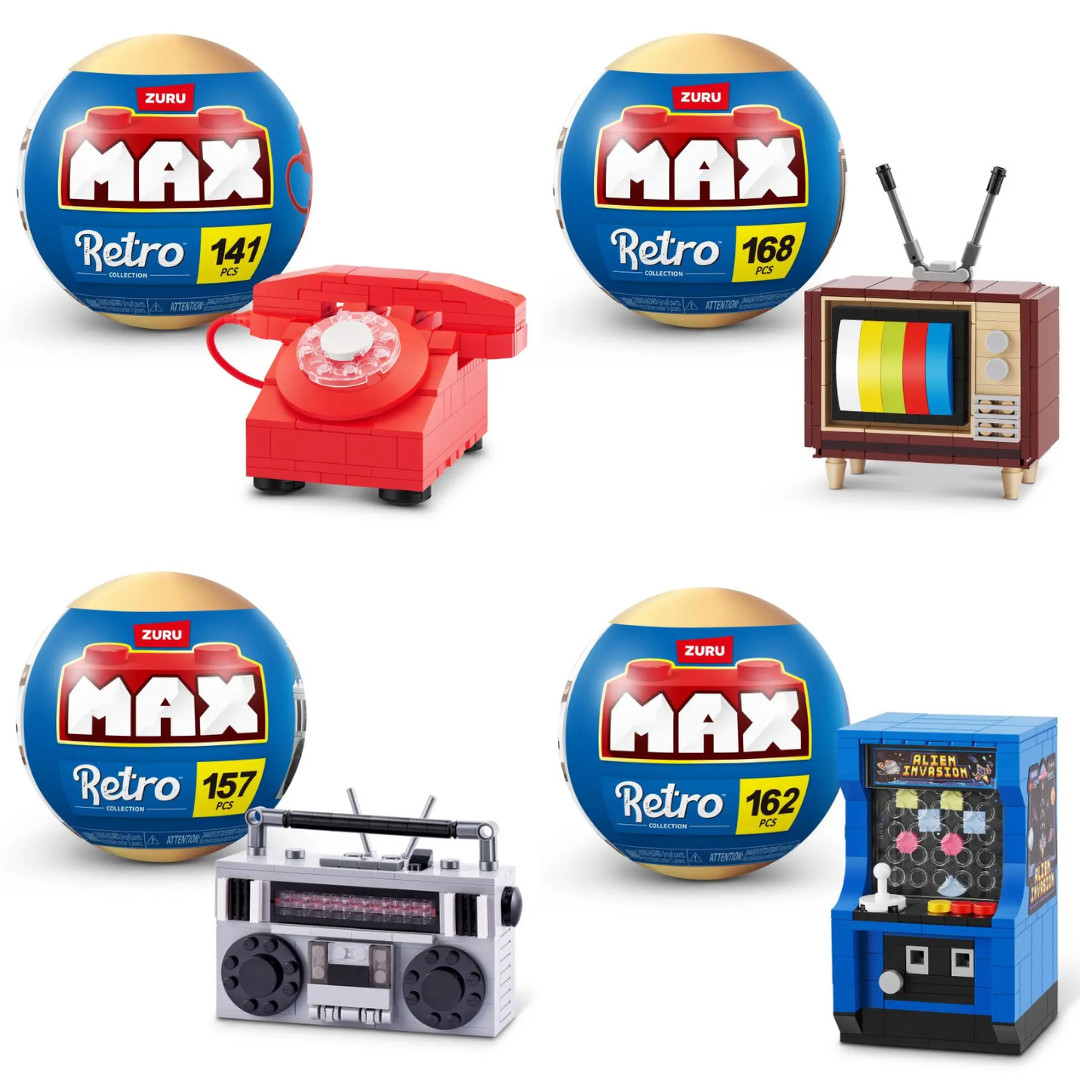 Zuru Max Retro Set Of 4