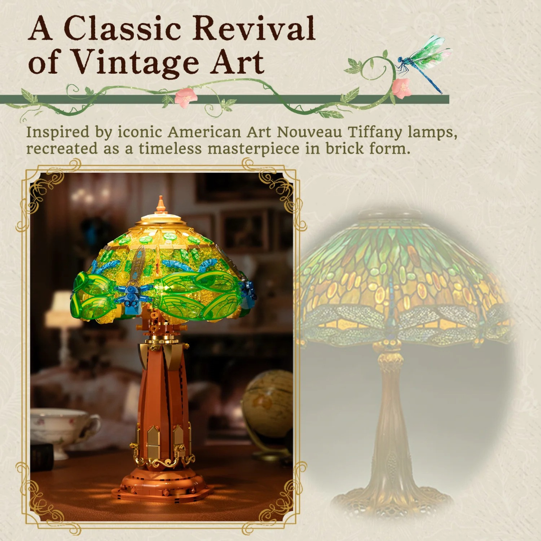 Retro Collection | Stained Glass Table Lamp