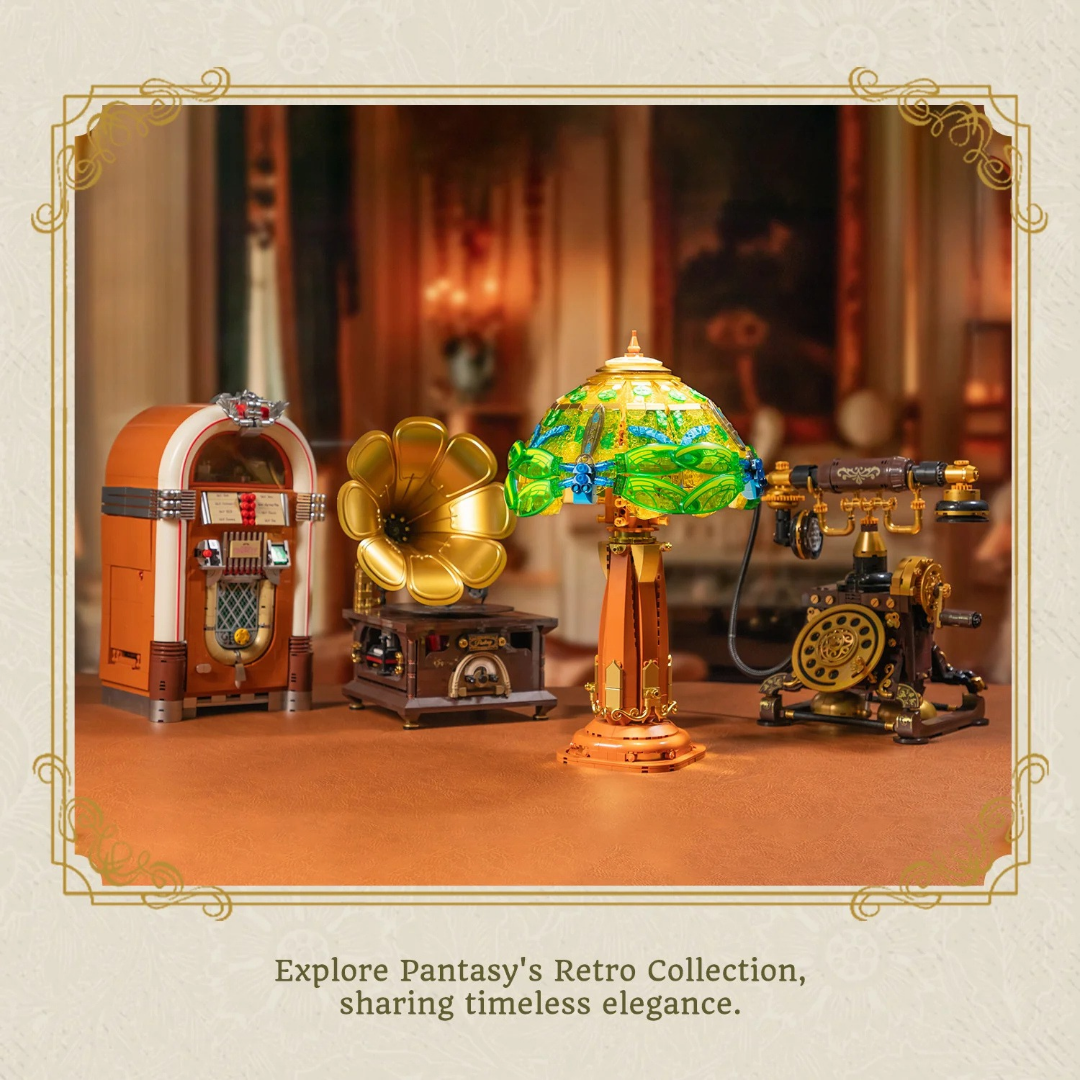 Retro Collection | Stained Glass Table Lamp