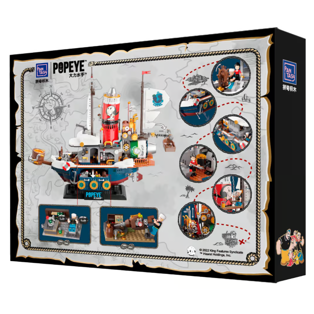 Popeye Treasure Hunt Steamship