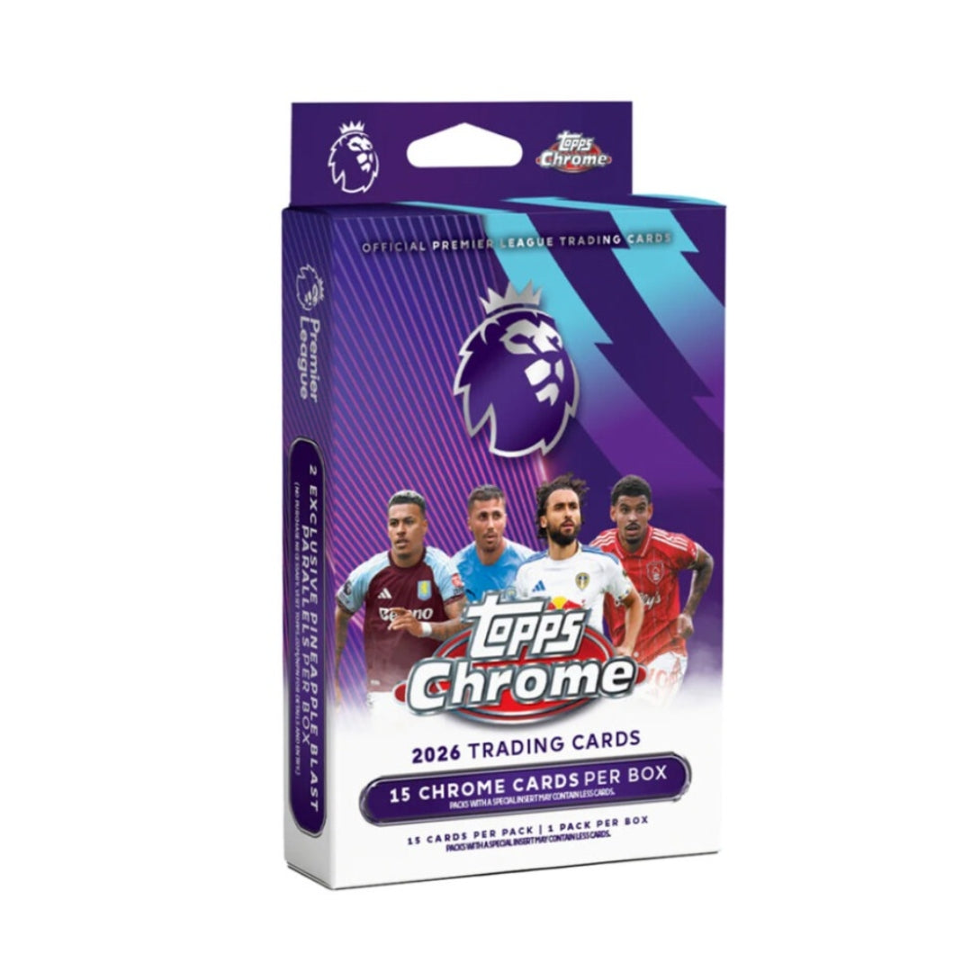 Topps Premier League Chrome 2026 Hanger Box