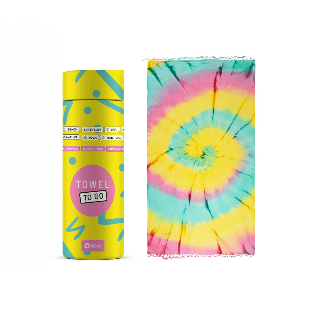 Towel to Go Convertible Towel Kimono | Tie Dye