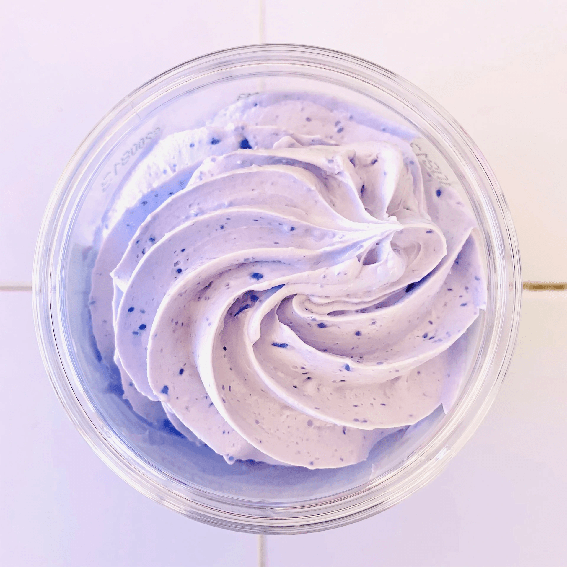 Chantilly De Douche Exfoliante 100 G Lavande Poudre De Noyau D Abricot