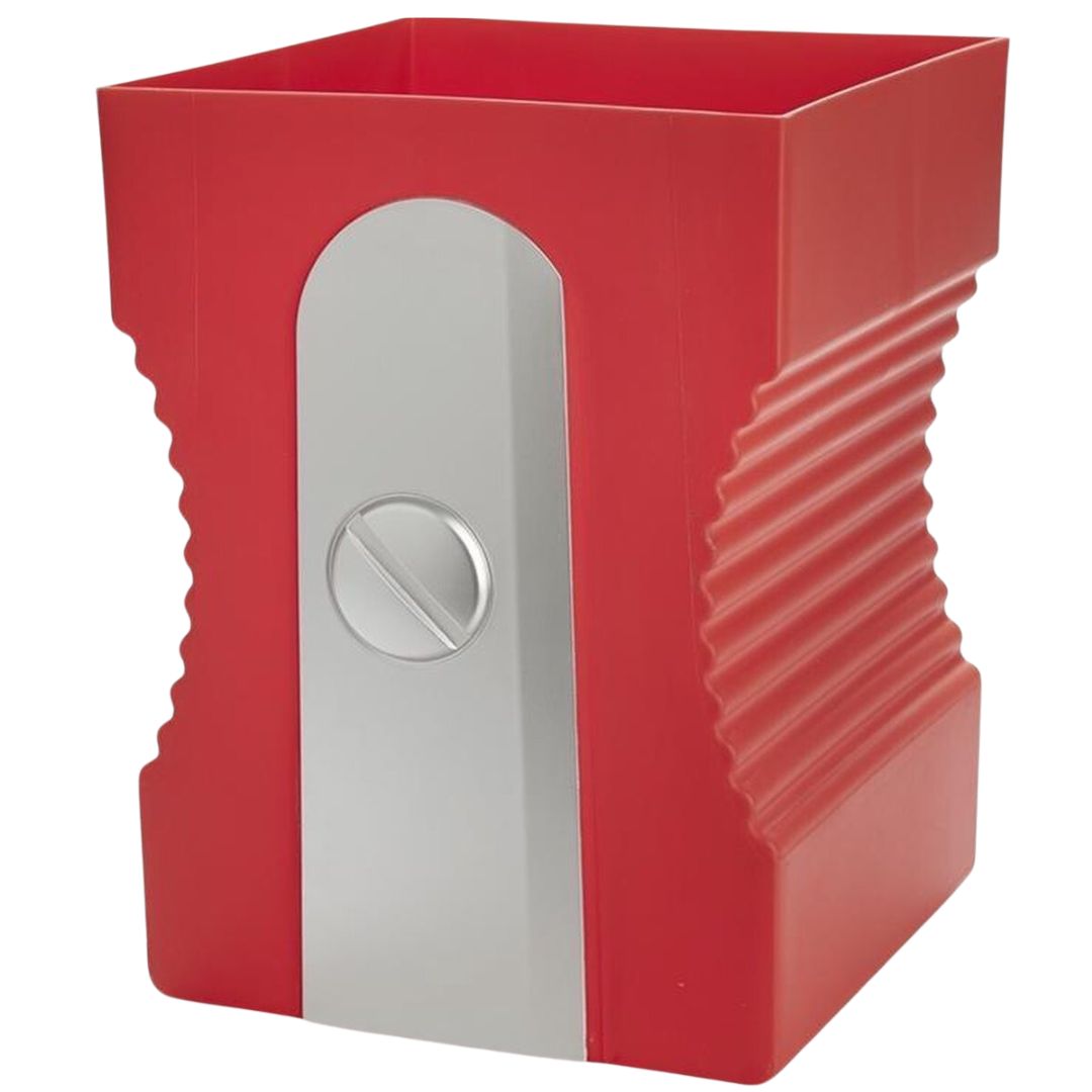 Trash Can Pencil Sharpener | Red