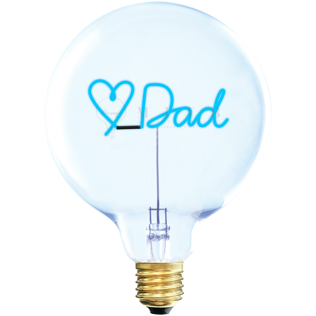 Decorative Light Bulb | Love Dad
