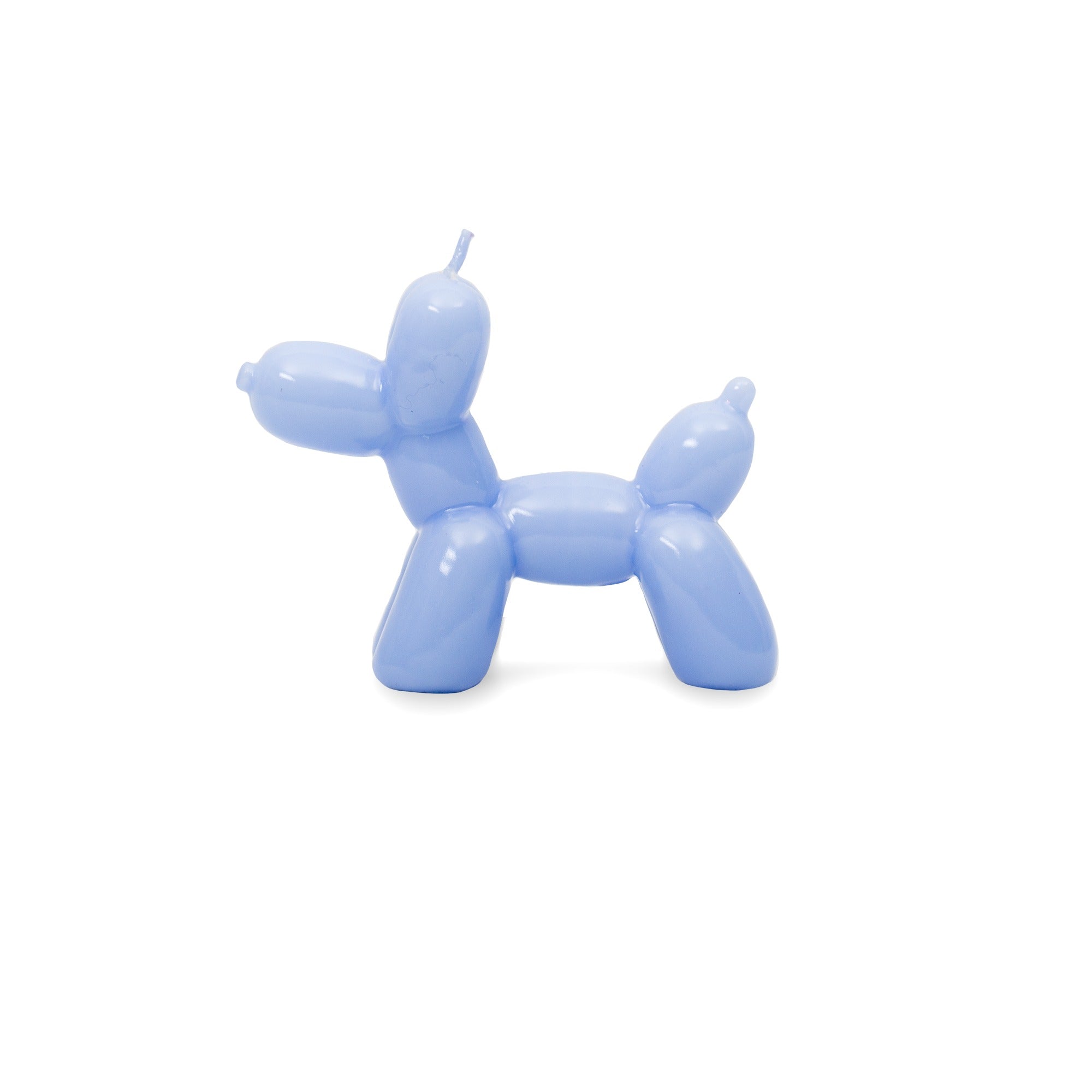 Balloon Dog Candle In Blue
