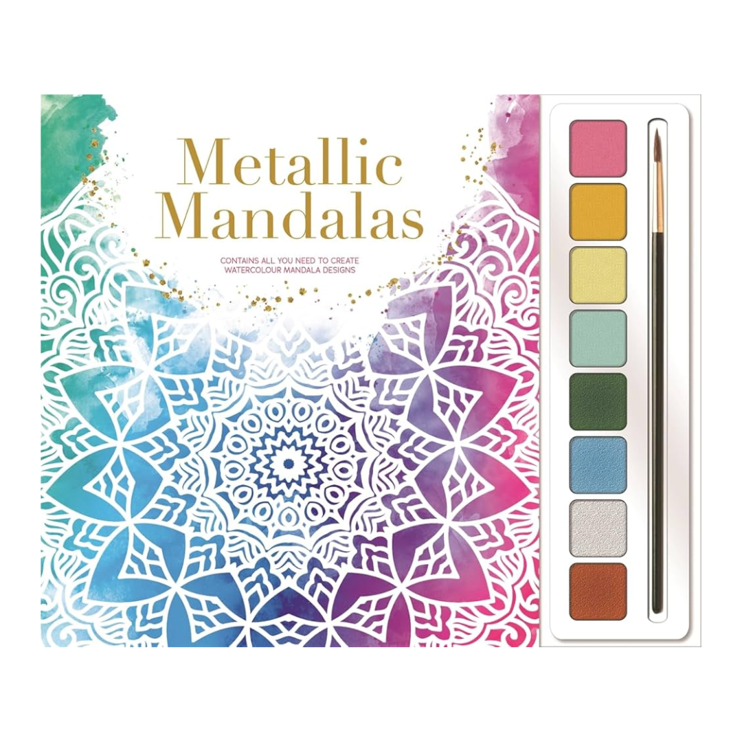 Metallic Watercolors Mandalas