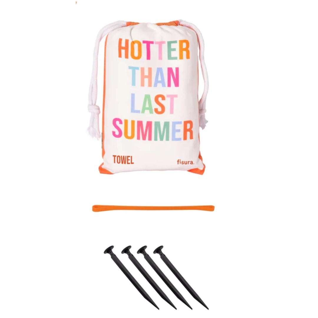 Beach Towel | Hotter Than Last Summer