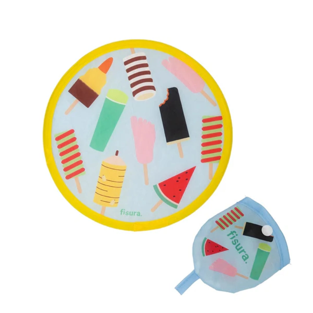 Foldable Frisbee Hand Fan | Ice Cream