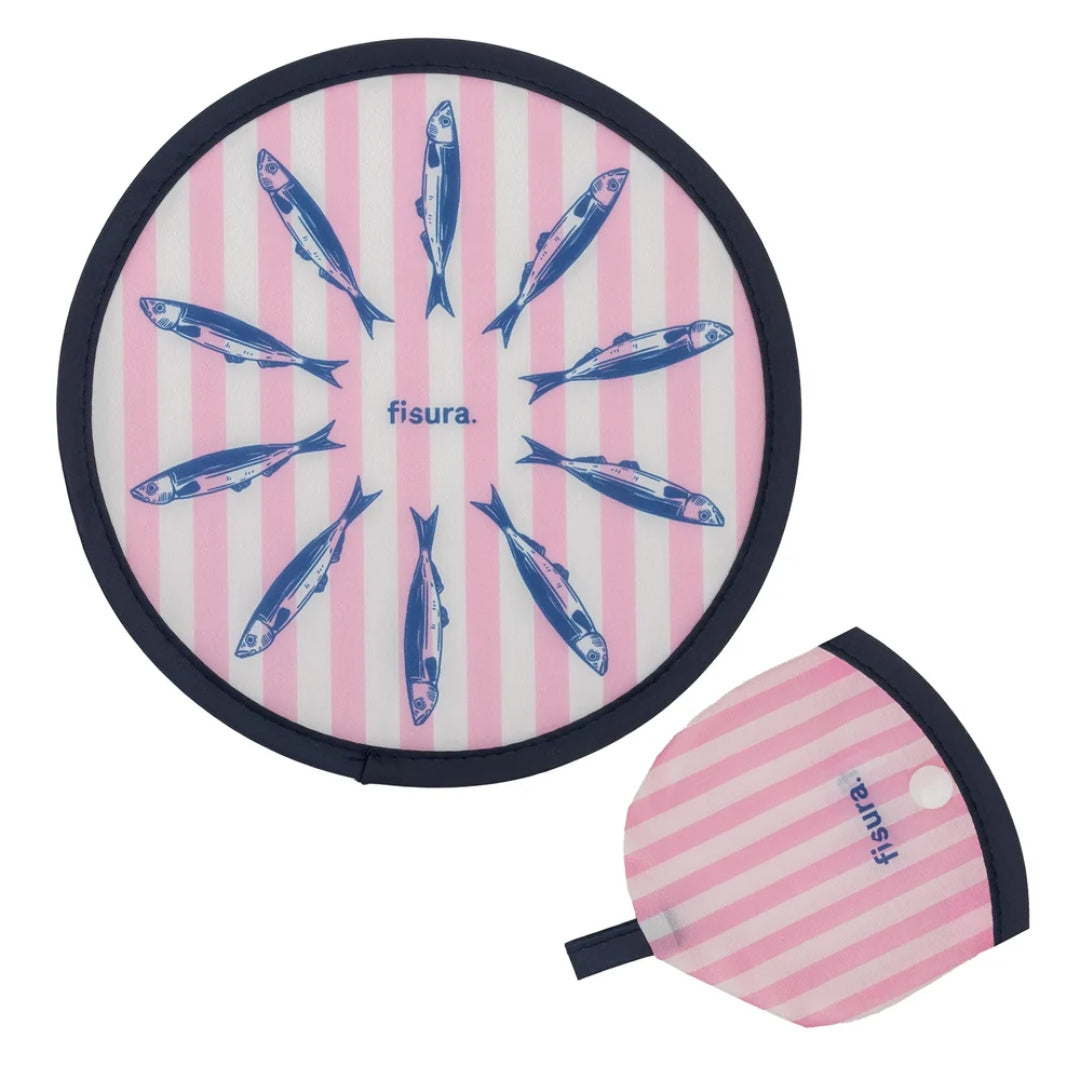 Foldable Frisbee Hand Fan | Sardines