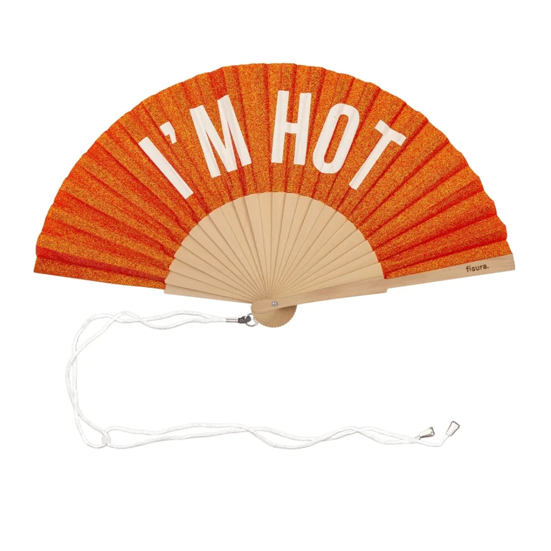 Textile Hand Fan | I'm Hot
