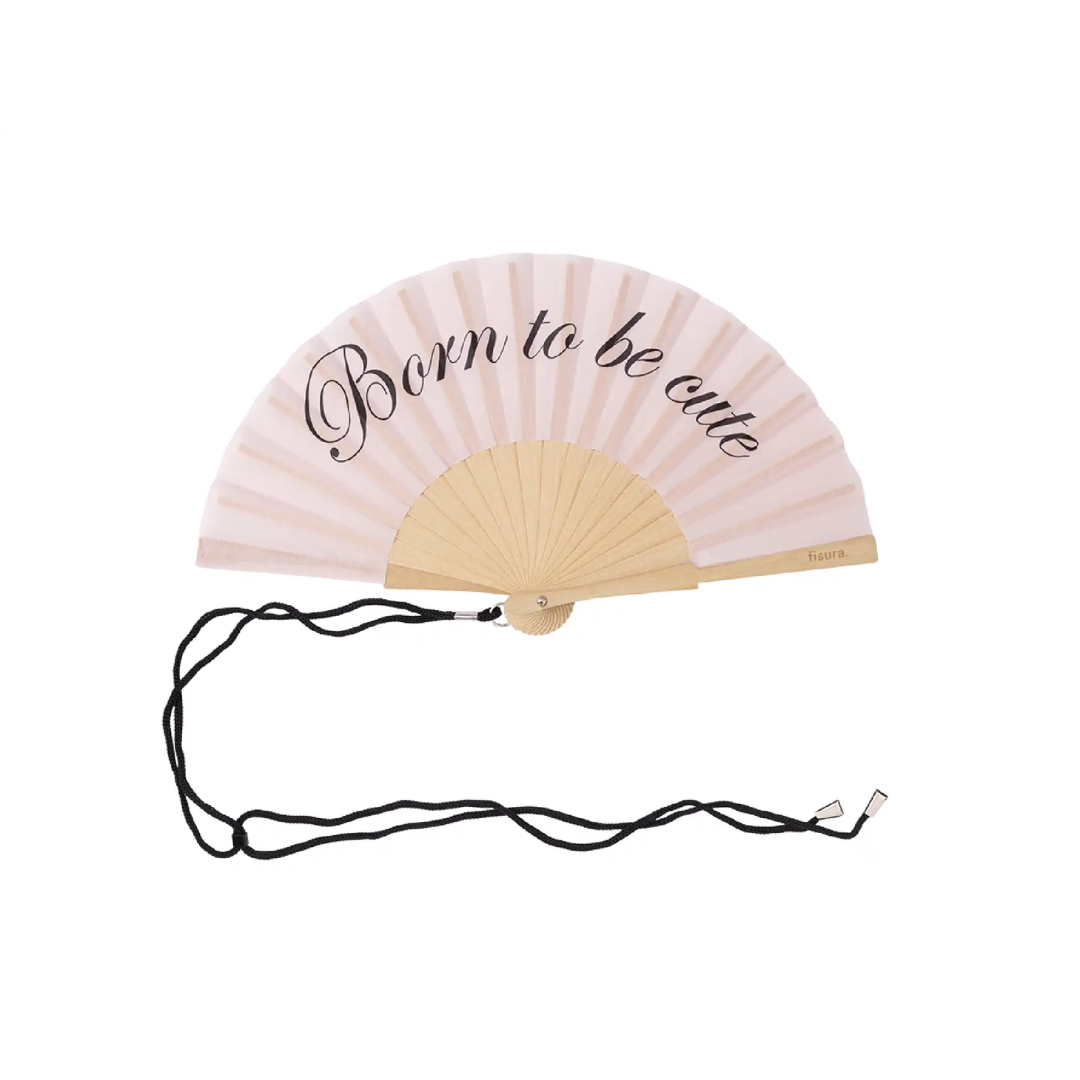 Mini Textile Hand Fan | Born To Be Cute