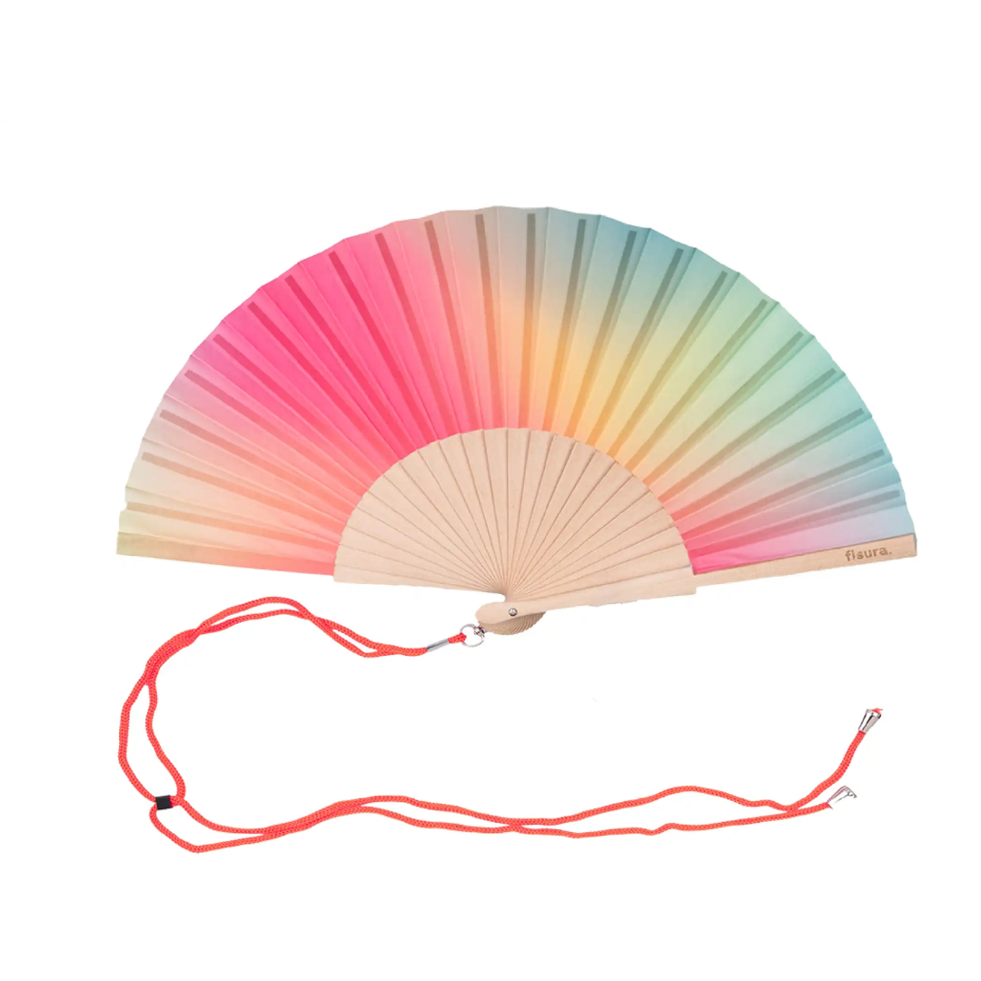 Textile Hand Fan | Gradient