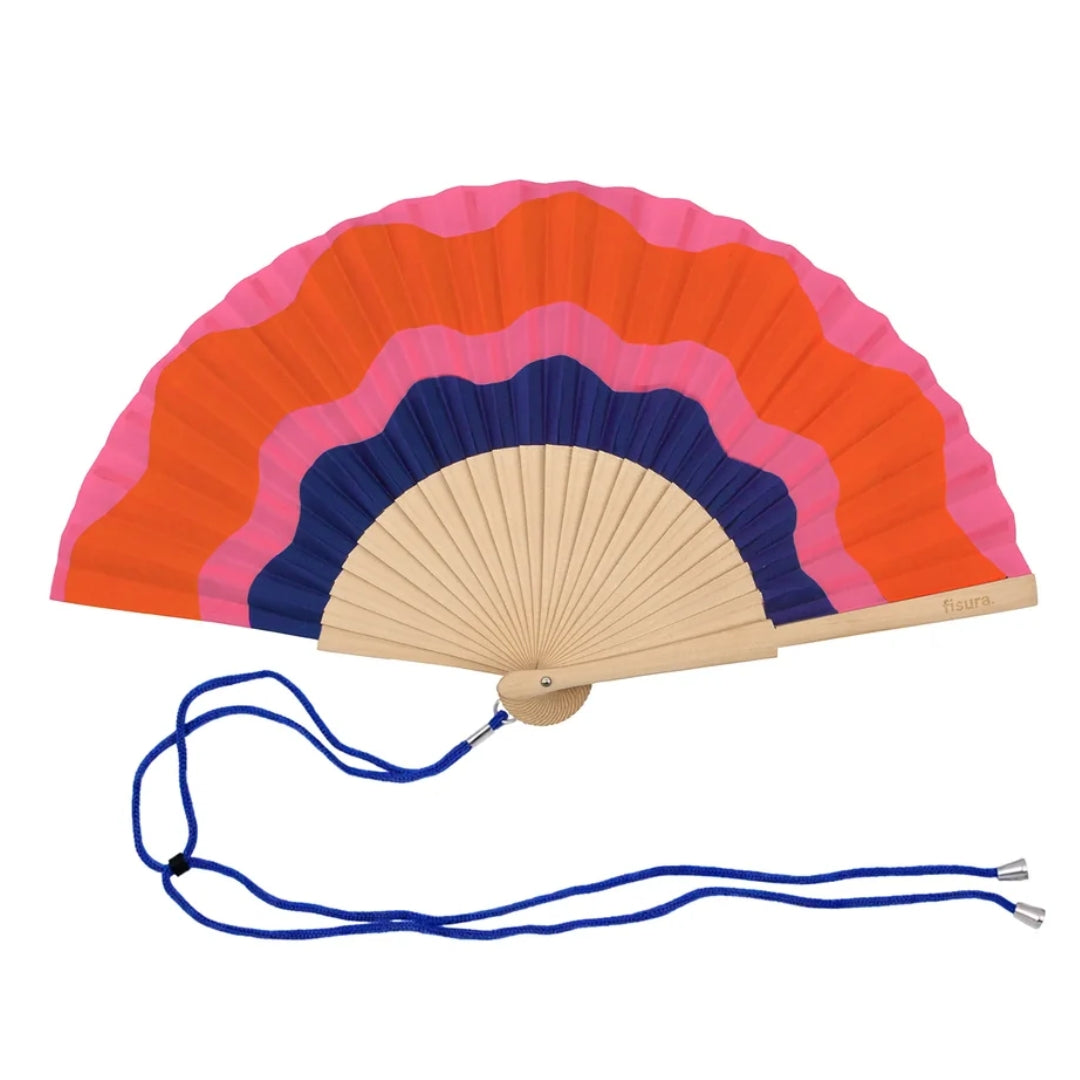 Textile Hand Fan | P&B Waves