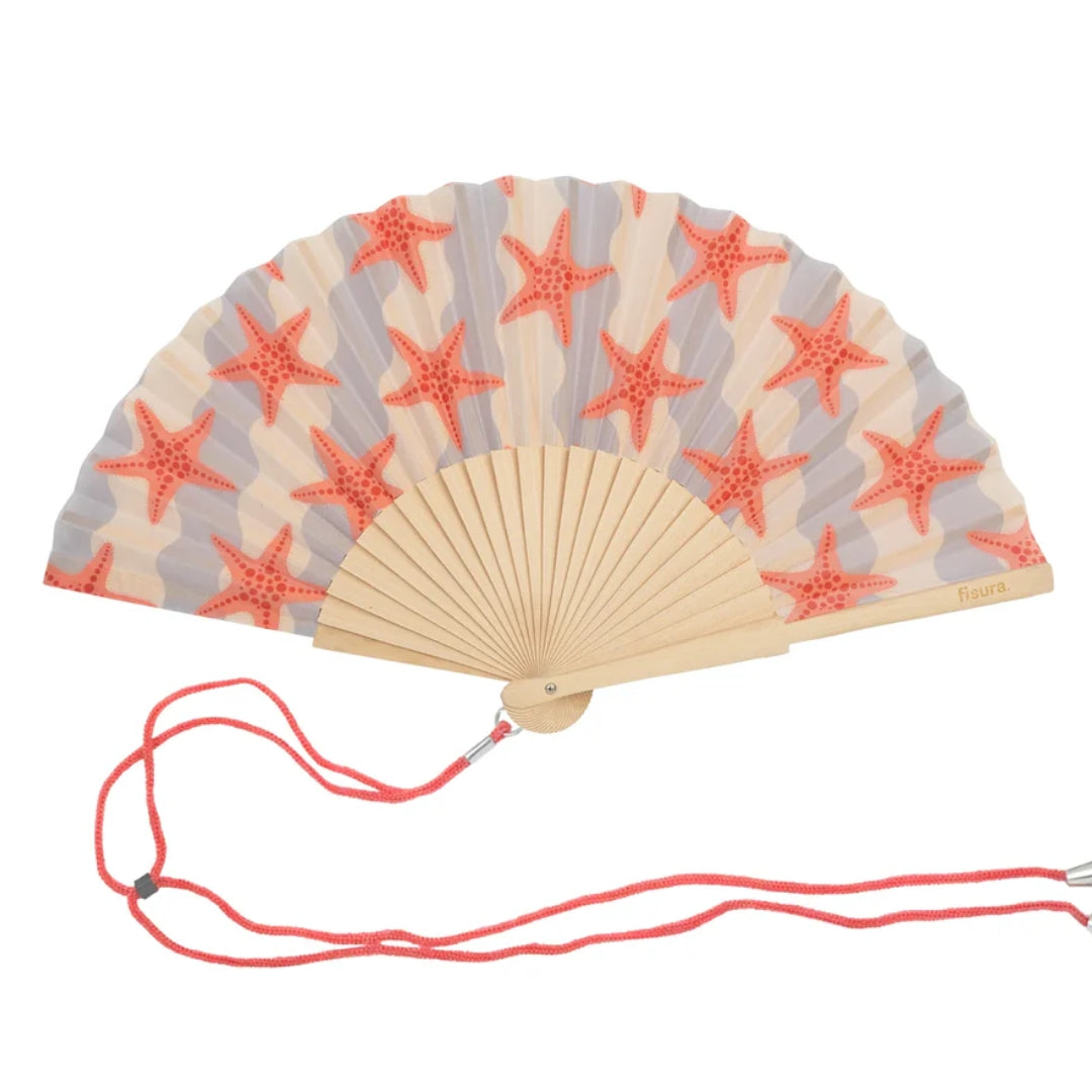 Textile Hand Fan | Starfish