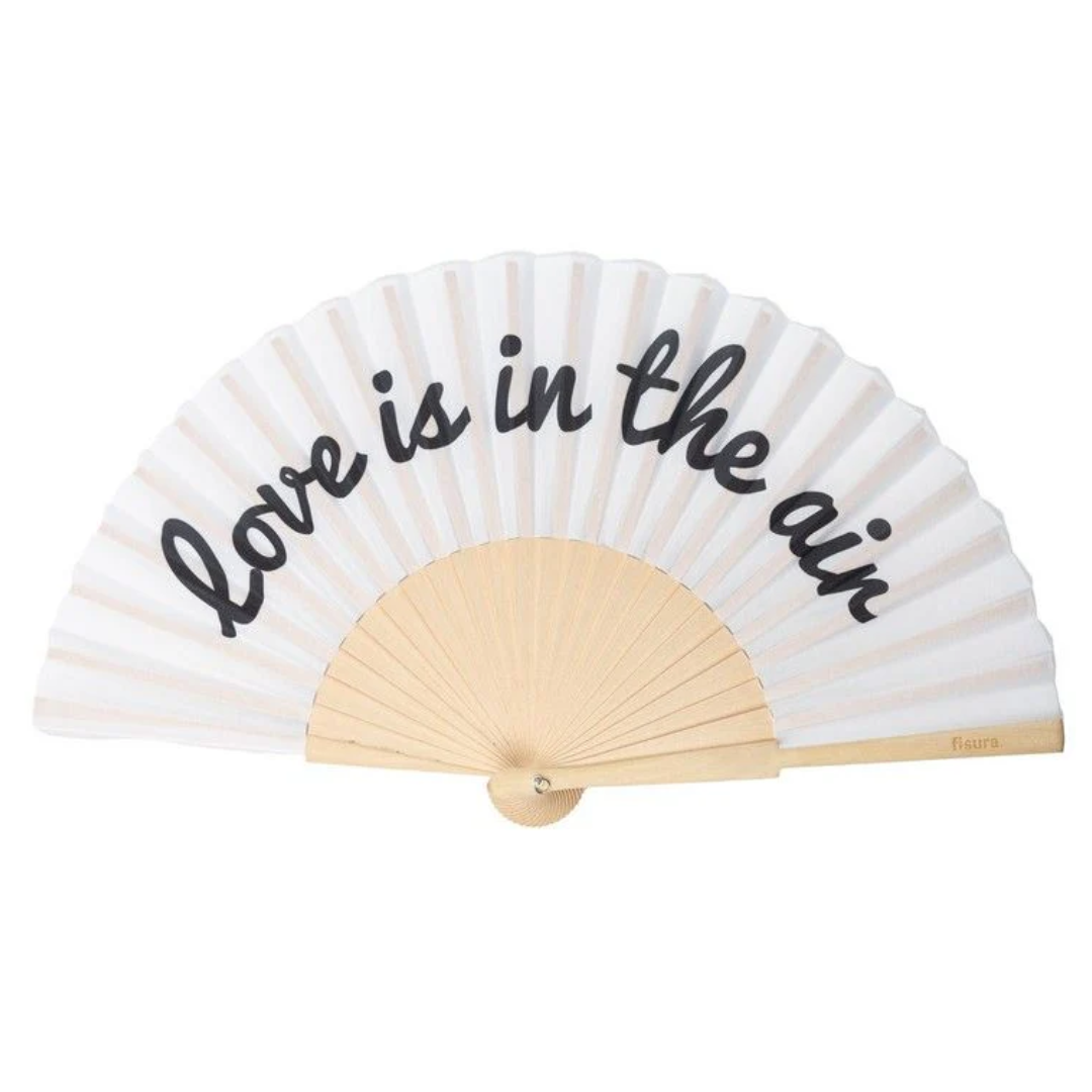 Textile Hand Fan | Love Is In The Air