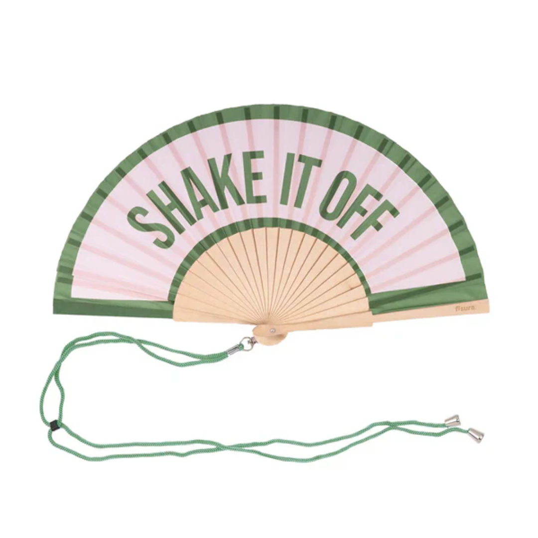Textile Hand Fan | Shake It Off