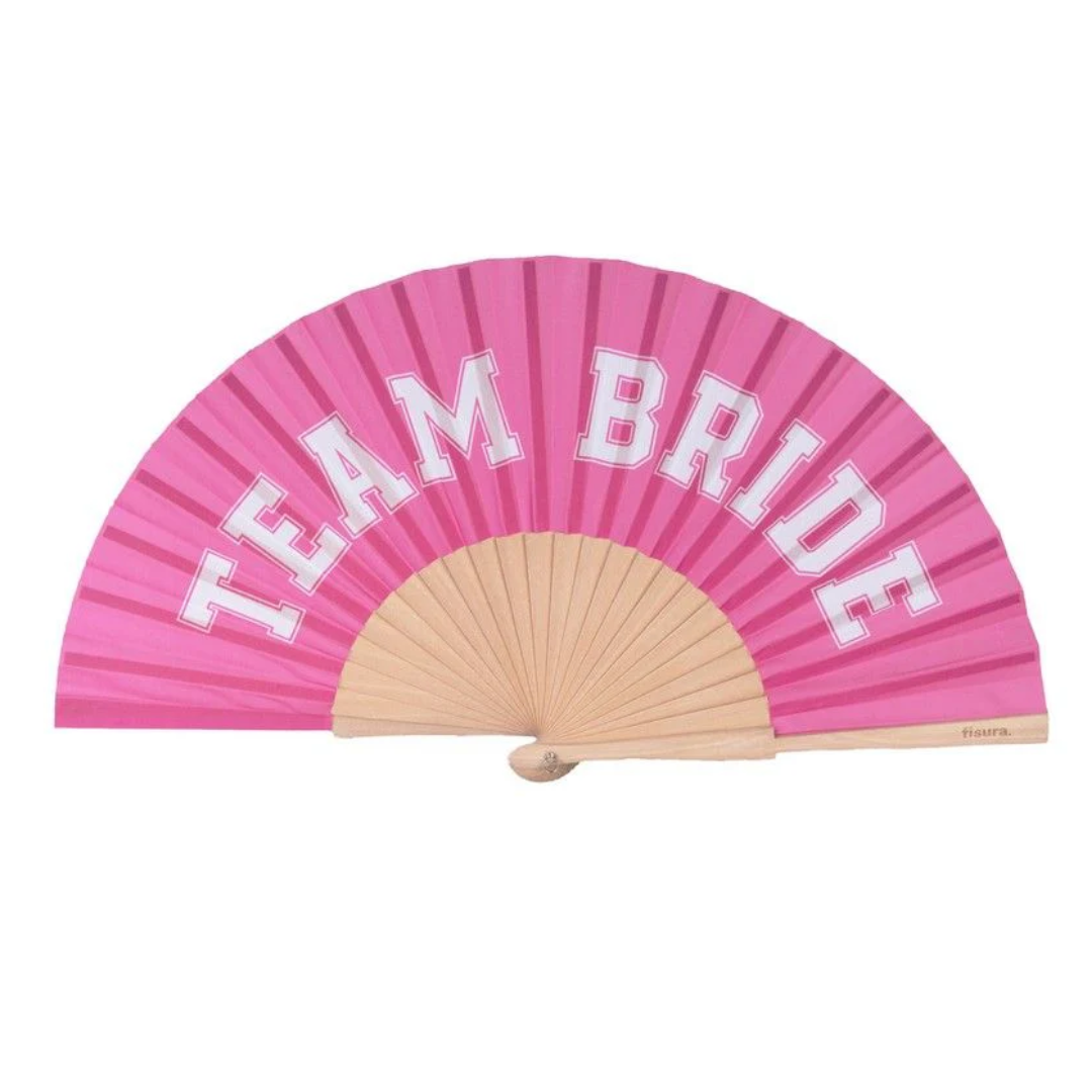 Textile Hand Fan | Team Bride