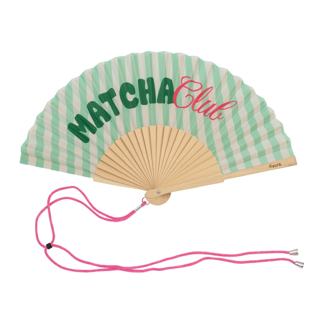 Textile Hand Fan | Matcha Club