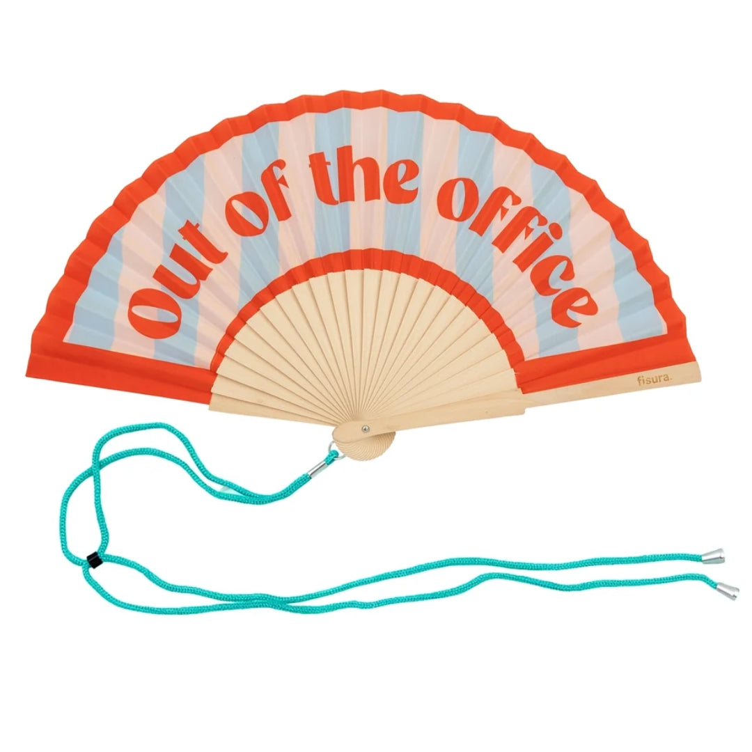 Textile Hand Fan | Out Of Office